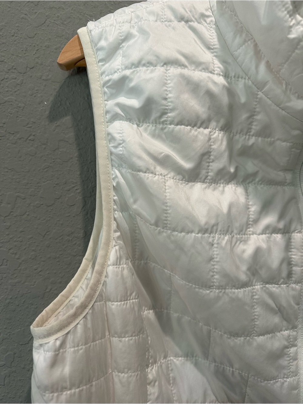 Patagonia Nano Puff Vest Birch White Women’s Sz XL Full Zipper Lightweight - Picture 5 of 12